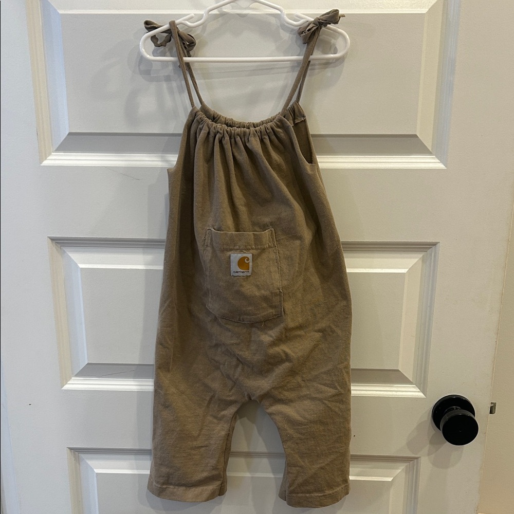 Carhartt Kids 3T Tan Overall / Jumpsuit